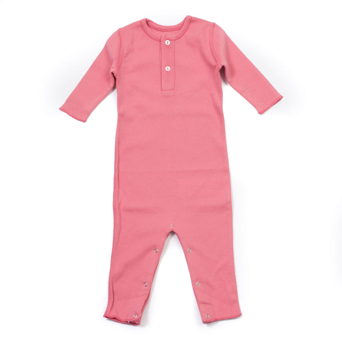 Bonton Deep Rose Ribbed Onepiece