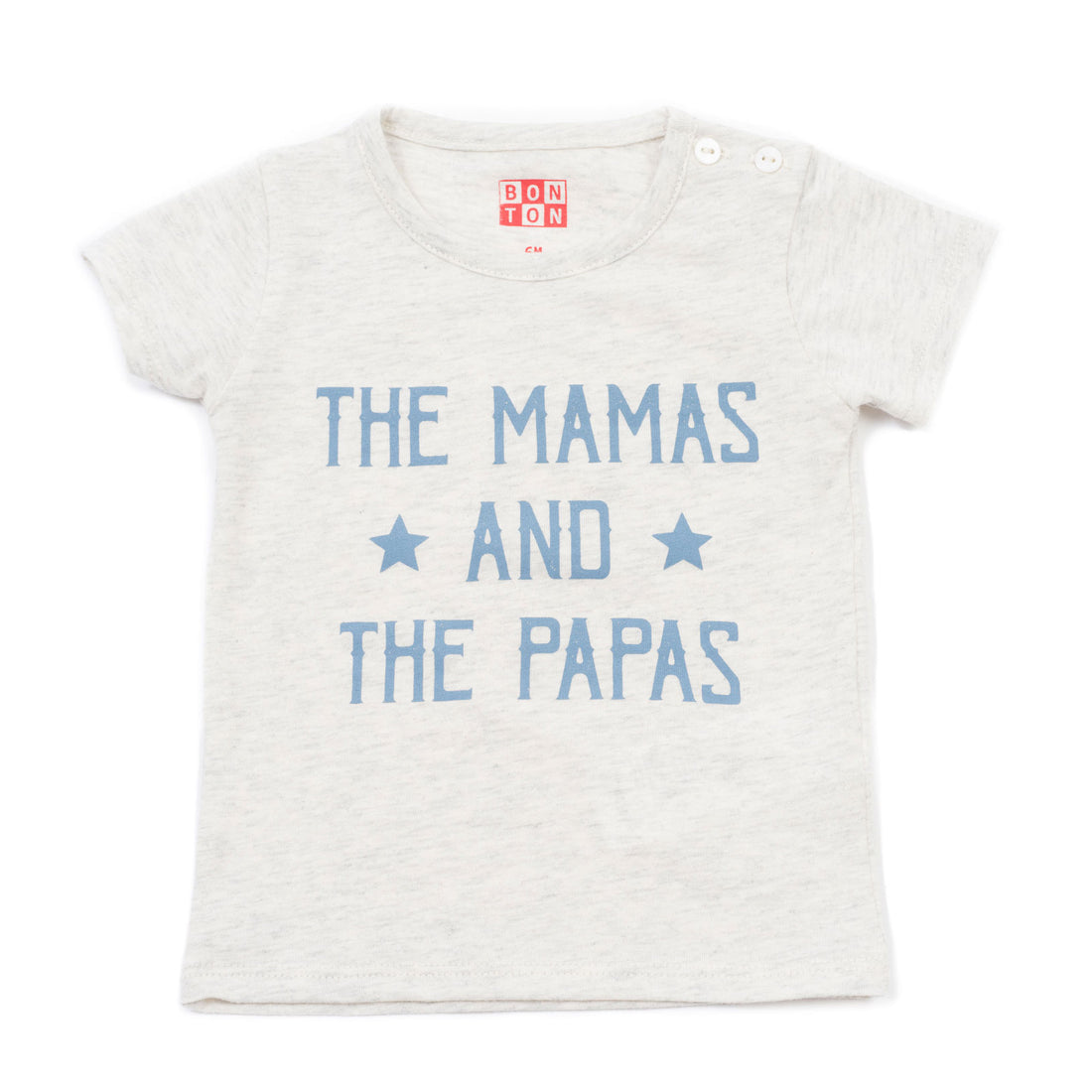 Bonton White Parents Baby Tee