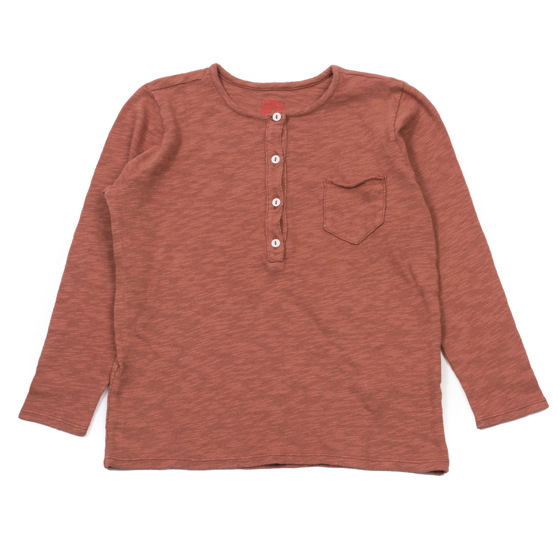 Bonton Chocolate Linen Pocket Tee