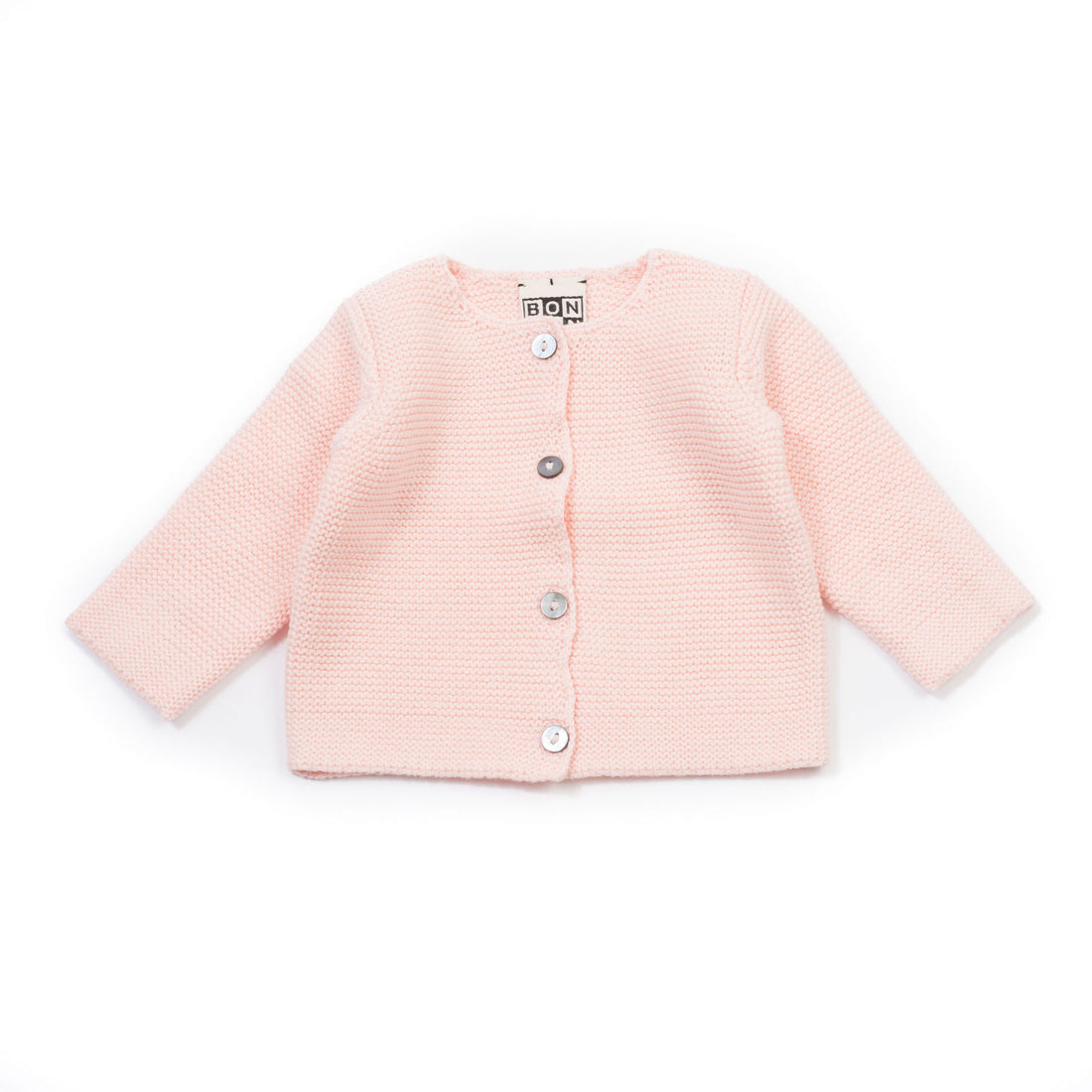 Bonton Rose Blossom Knit Baby Cardigan