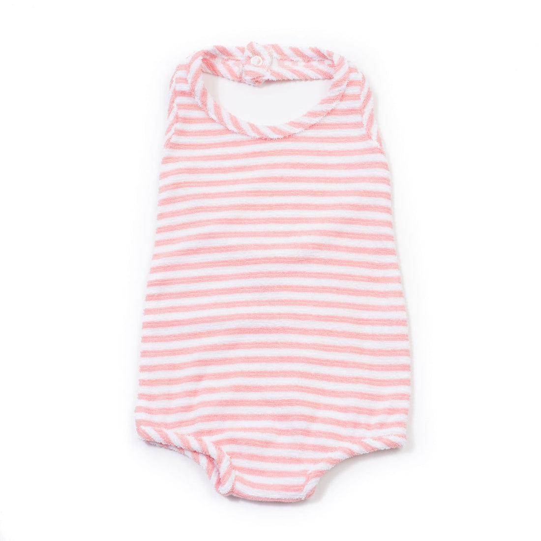 Bonton Pink Stripe Baby Onepiece