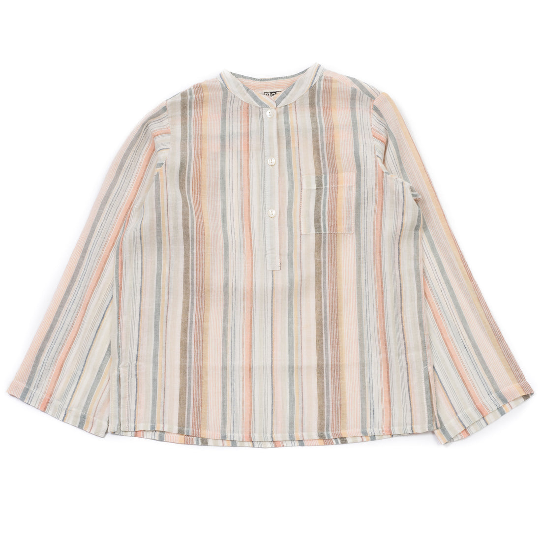 Bonton Beige/Khaki Stripe Tunic