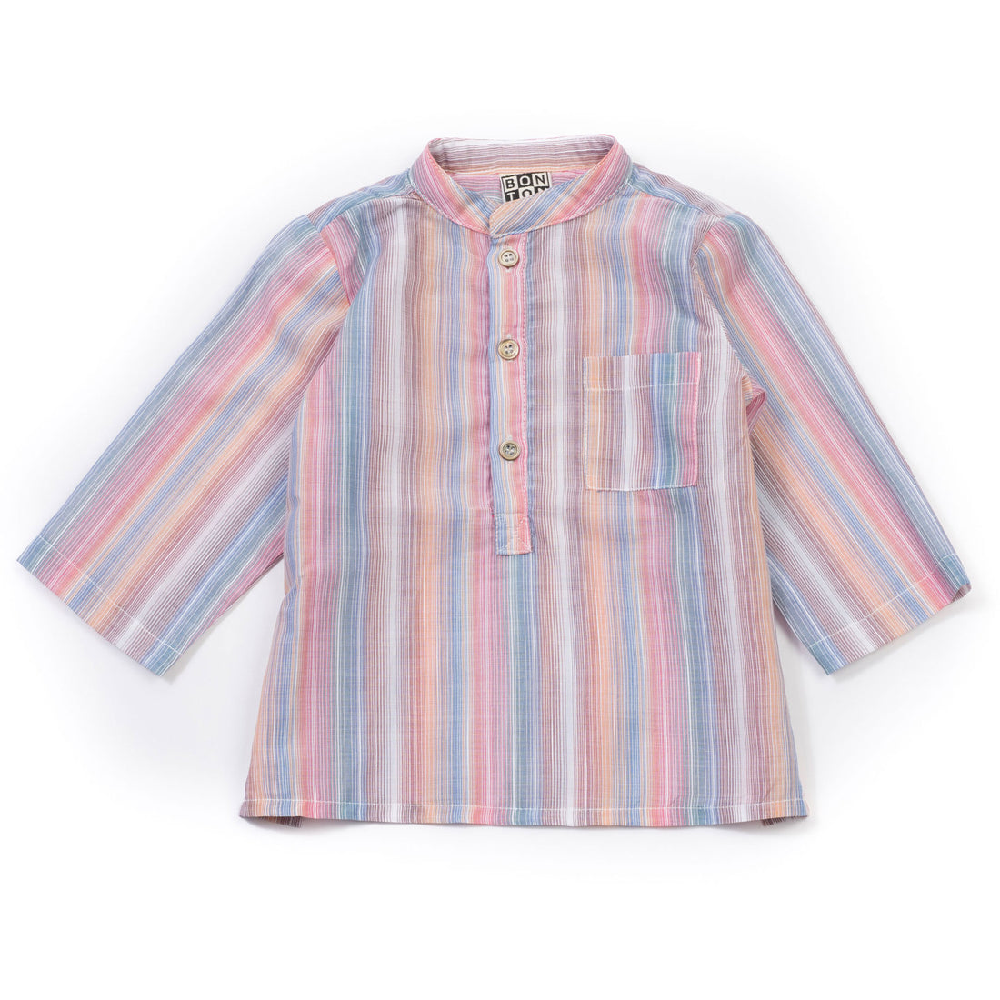 Bonton Pastel Striped Baby Tunic