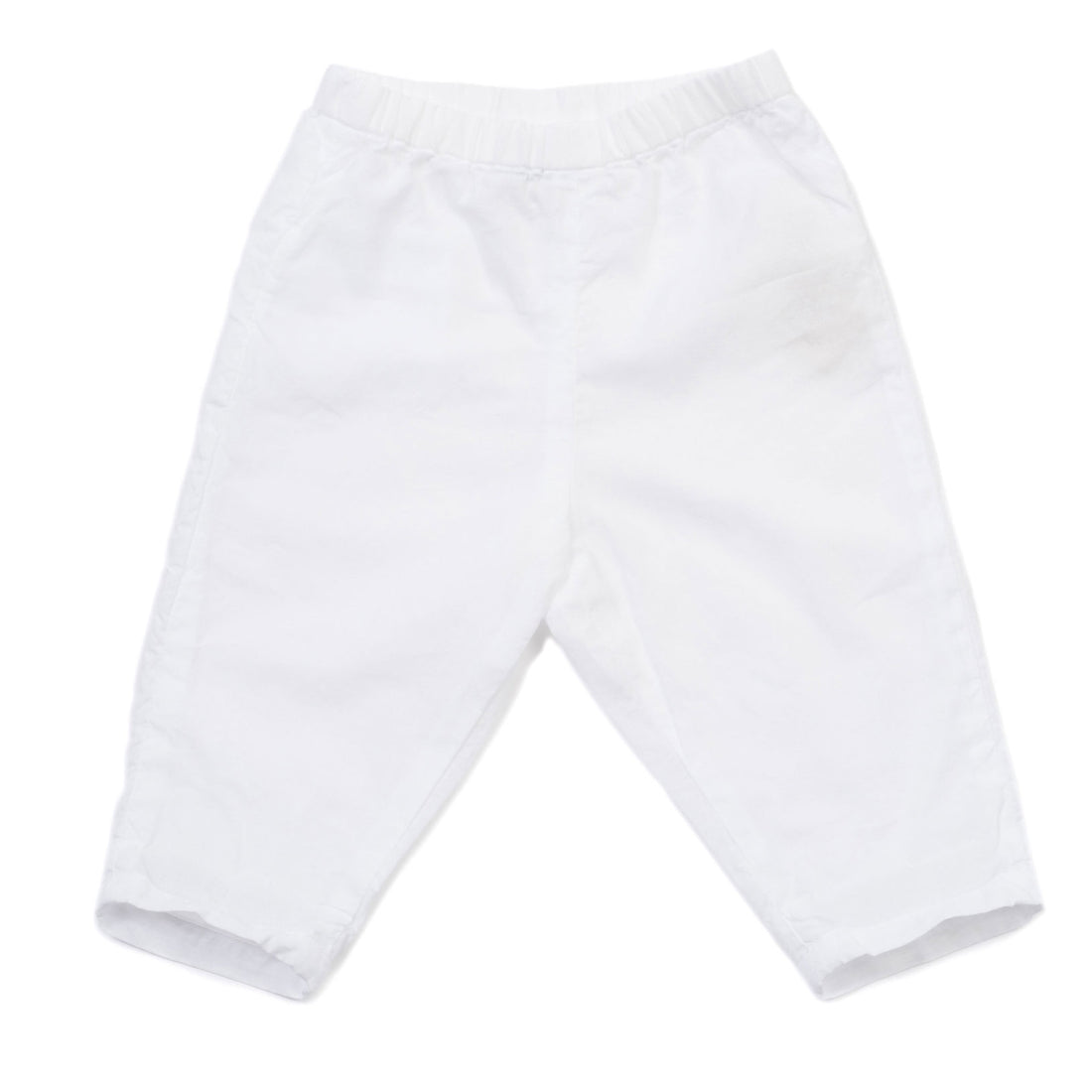 Bonton White Loose Baby Pants