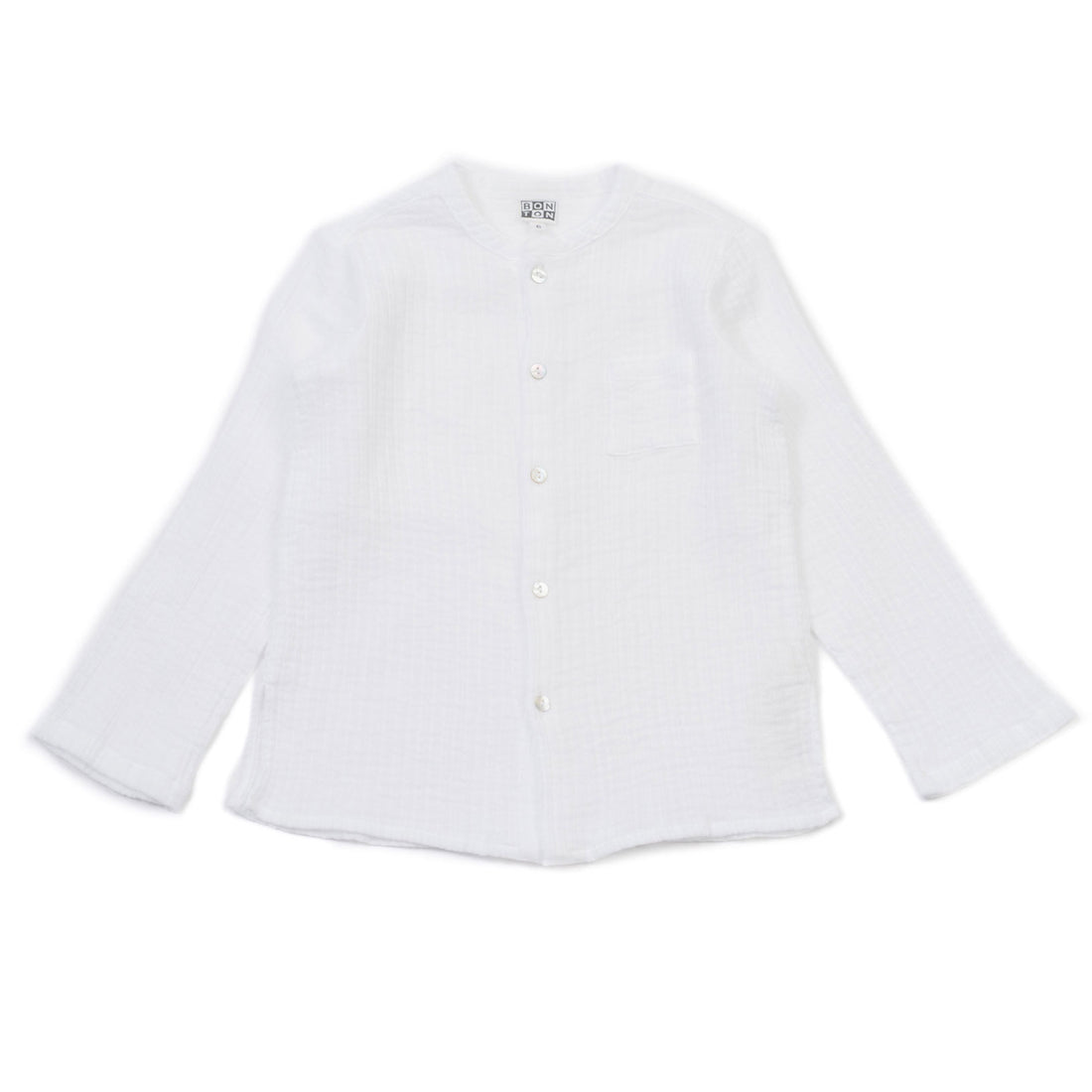 Bonton White Crepe Tunic