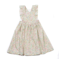 Bonton Rose Liberty Print Apron Dress