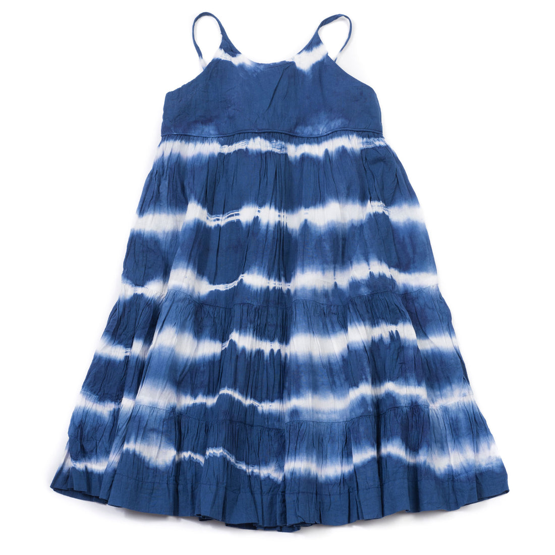 Bonton Blue Tye Dye Crepe Dress