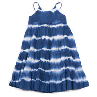 Bonton Blue Tye Dye Crepe Dress