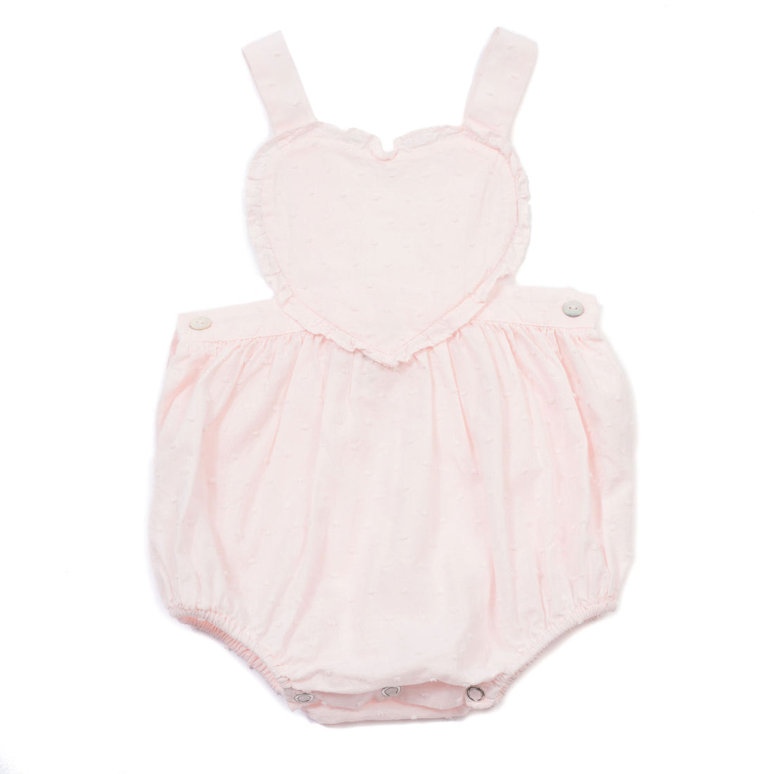 Bonton Rose Blossom Baby Heart Romper