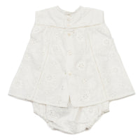 Bonton Cream Eyelet Baby Set