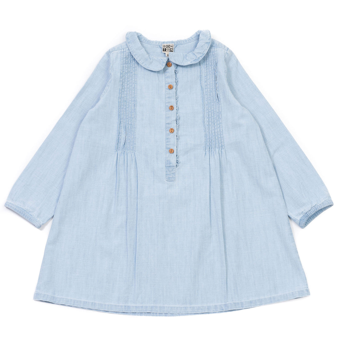 Bonton Chambray Collar Dress