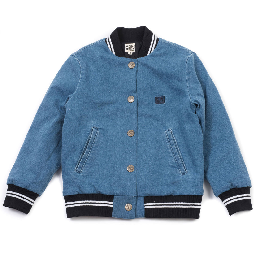 Bonton Denim Varsity Jacket