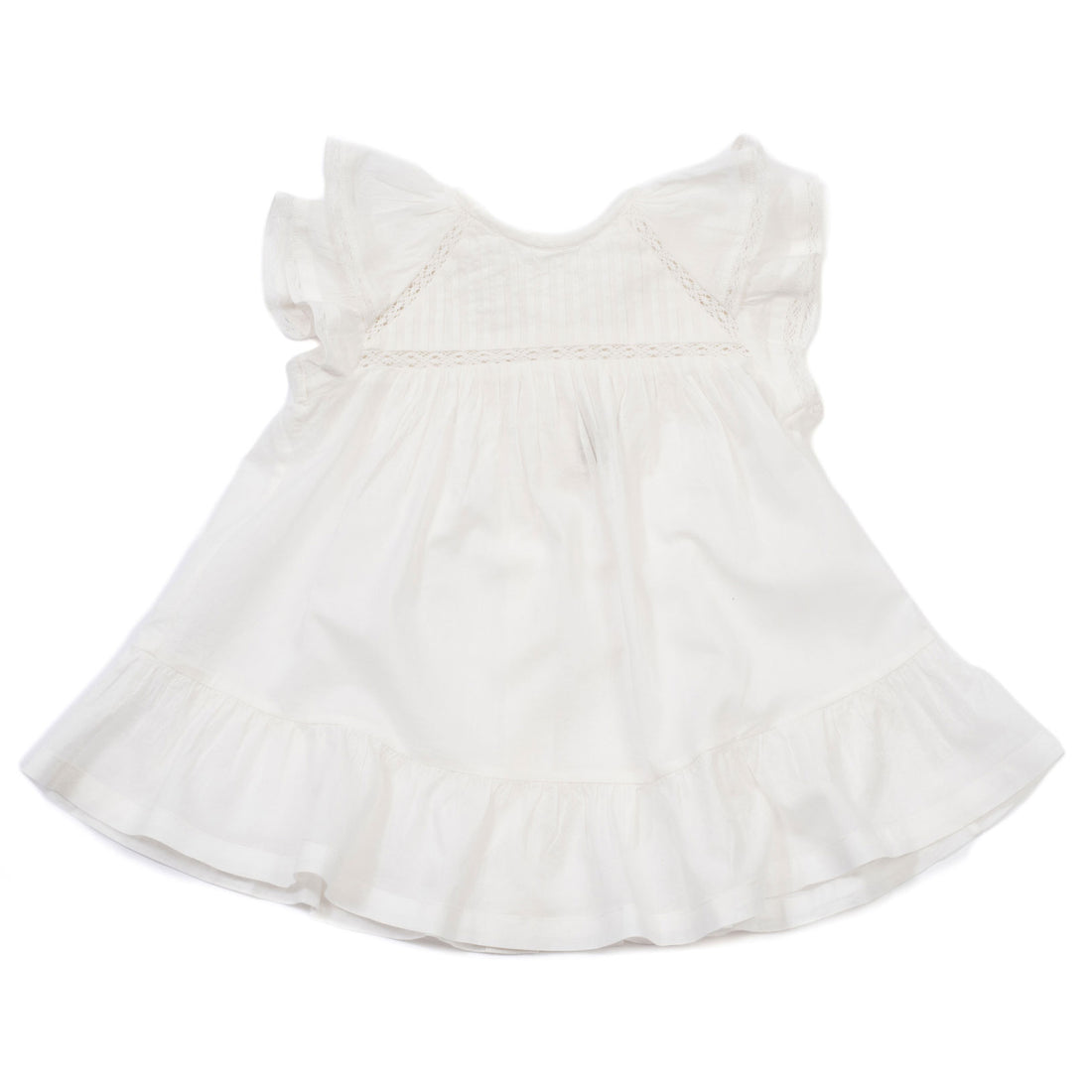 Bonton Cream Lace Veil Maxi Baby Dress
