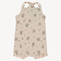 Fin and Vince Pretty in Floral Double Strap Romper