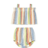 Bonton Rainbow Stripe Abigail Baby Set