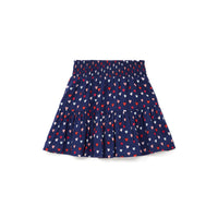 Bonton Marine Heart Print Acacia Skirt