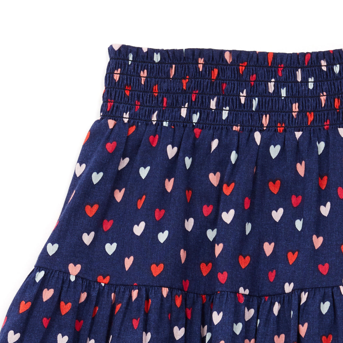 Bonton Marine Heart Print Acacia Skirt