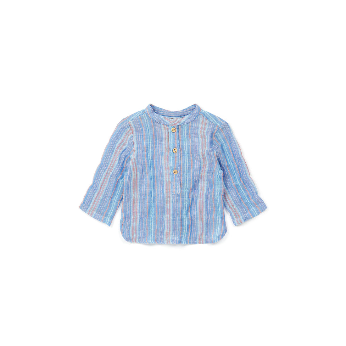 Bonton Pastel Blue Striped Adriano Baby Tunic