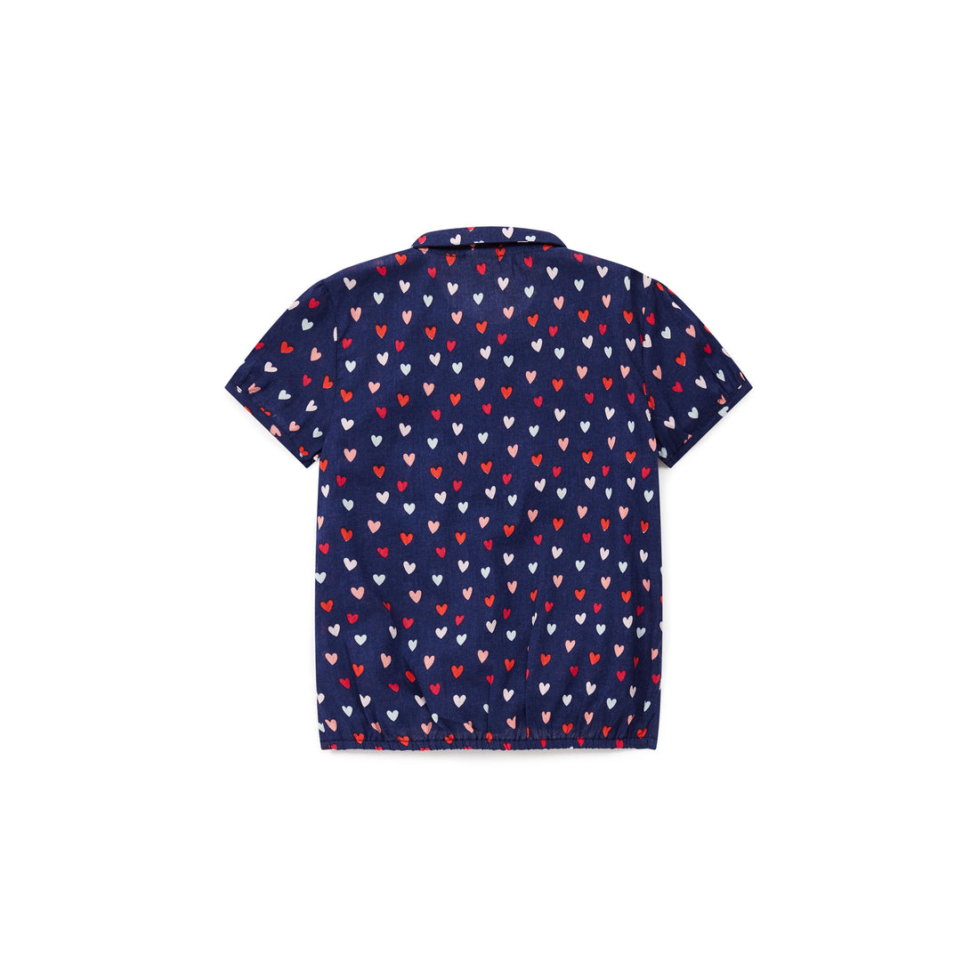 Bonton Marine Heart Print Airelle Blouse