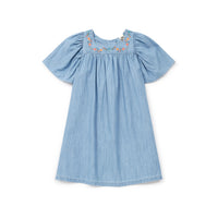 Bonton Chambray Embroidered Alba Dress
