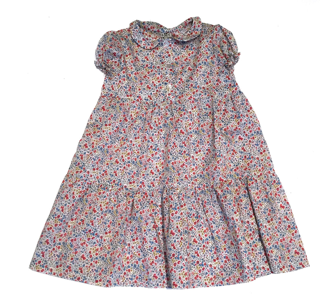 Bonton Blue Floral Amour Dress