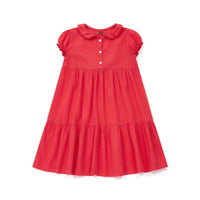 Bonton Red Crepe Amour Dress