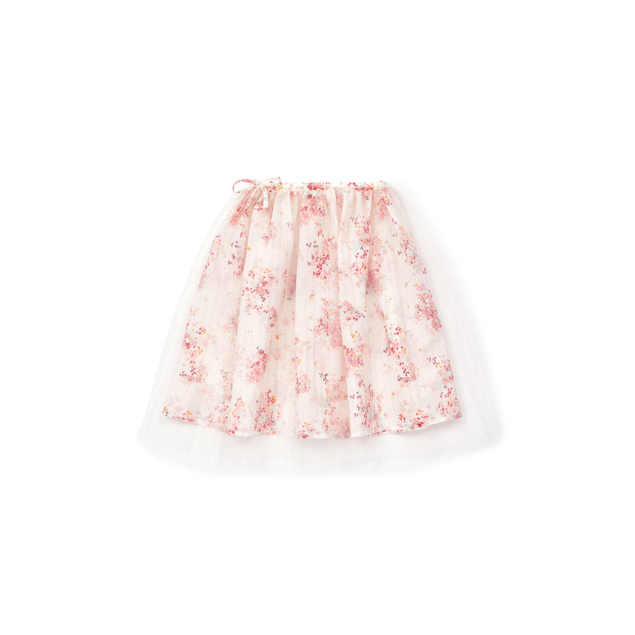 Bonton Country Floral Tulle Annie Skirt