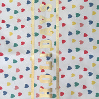 Bonton Heart Print Holiday Sac Bag