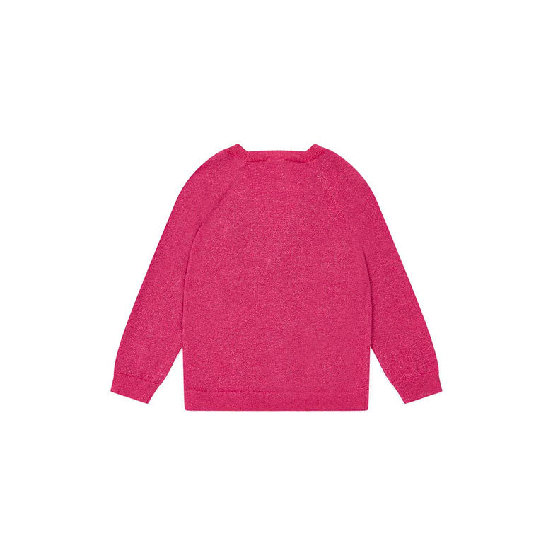 Bonton Fuchsia Lurex Cardigan