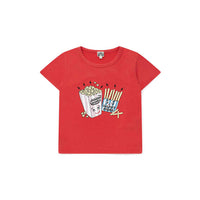 Bonton Red Popcorn Time Out Tee
