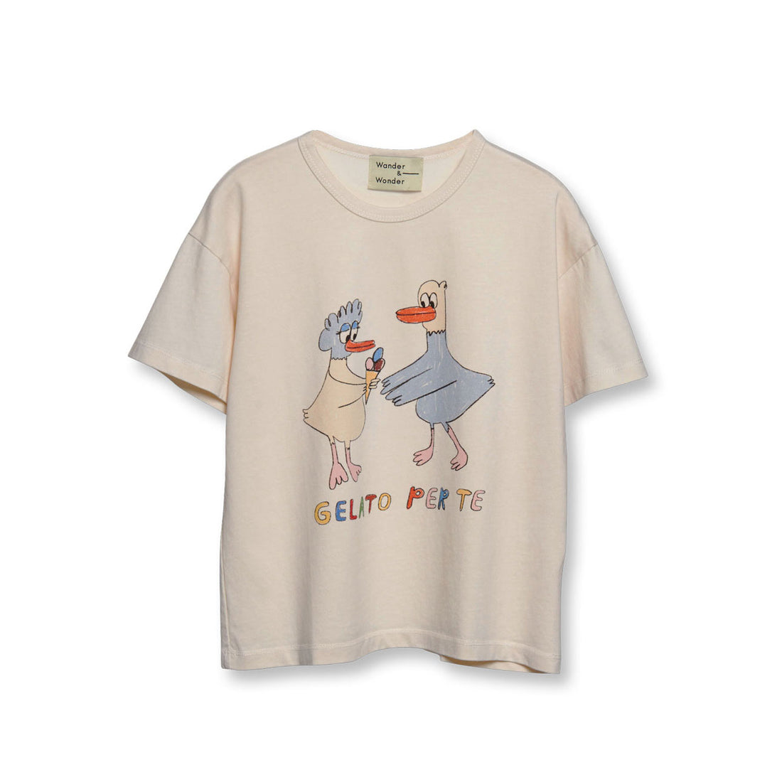 Wander and Wonder Cream Gelato Per Te Tee