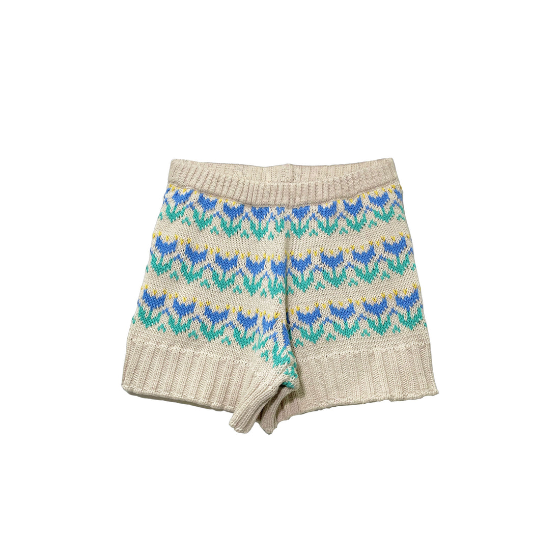 Wander and Wonder Cream Floral Floral Knit Twin Set Bottom