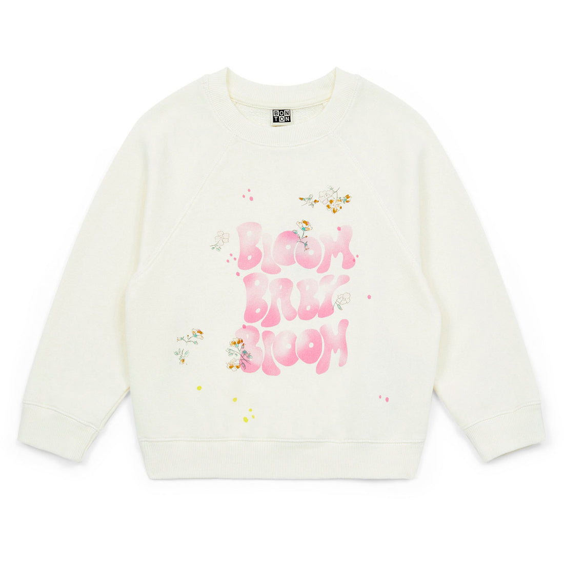 Bonton Cream Bloom Sweatshirt