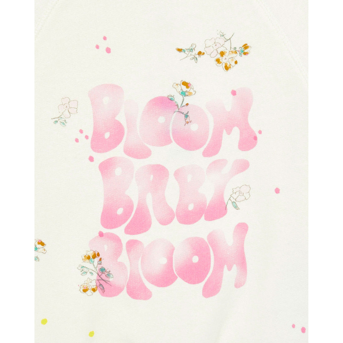 Bonton Cream Bloom Sweatshirt