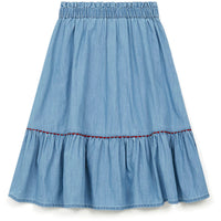 Bonton Light Denim Denon Maxi Skirt