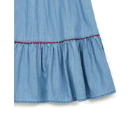 Bonton Light Denim Denon Maxi Skirt