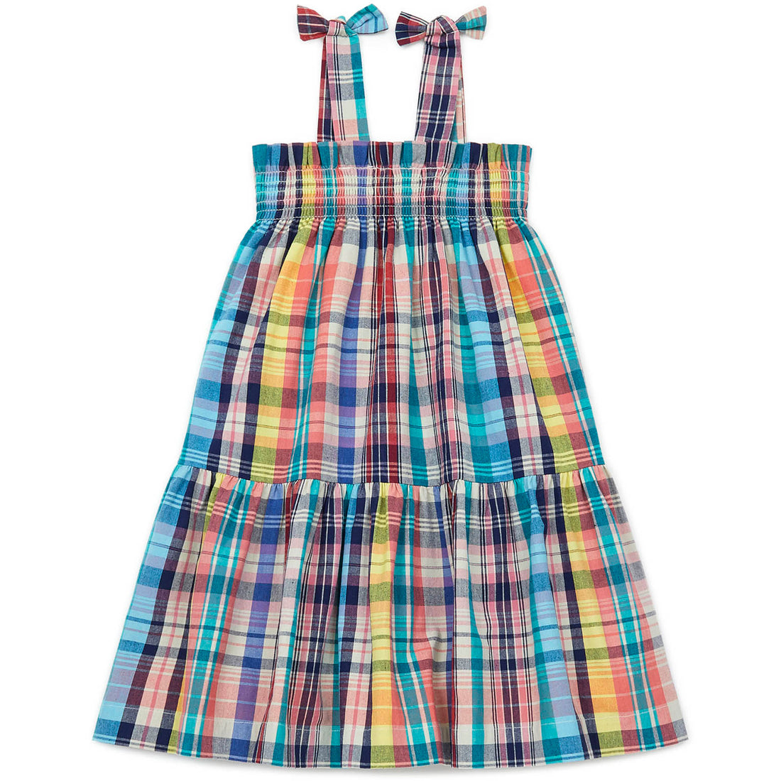 Bonton Blue Plaid Elaine Dress