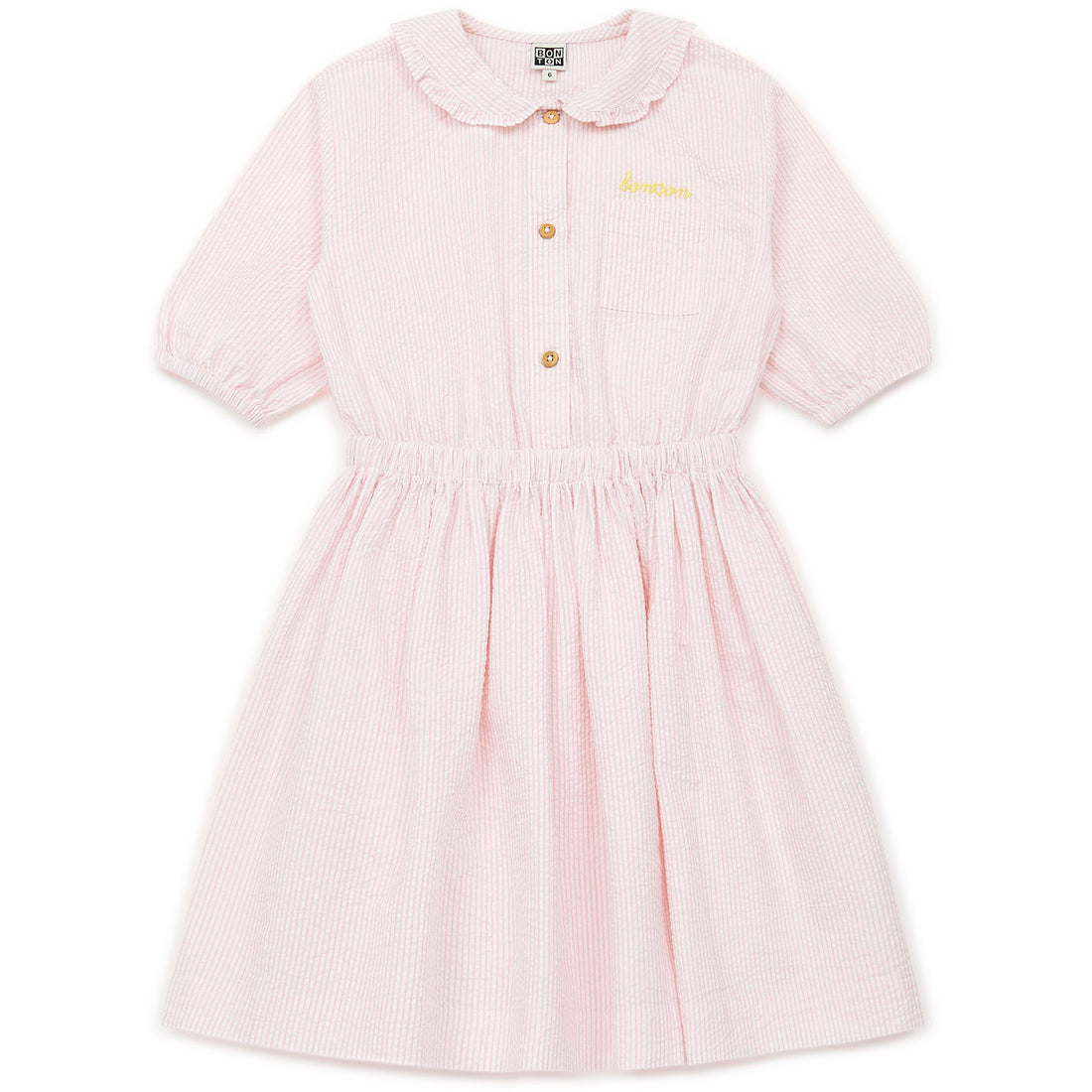 Bonton Pink Stripe Georgia Dress
