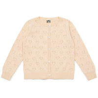 Bonton Nude Openwork Cardigan