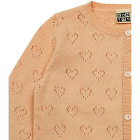 Bonton Nude Openwork Cardigan