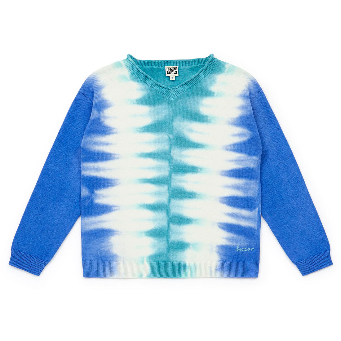 Bonton Air Blue Tie Dye Pullover