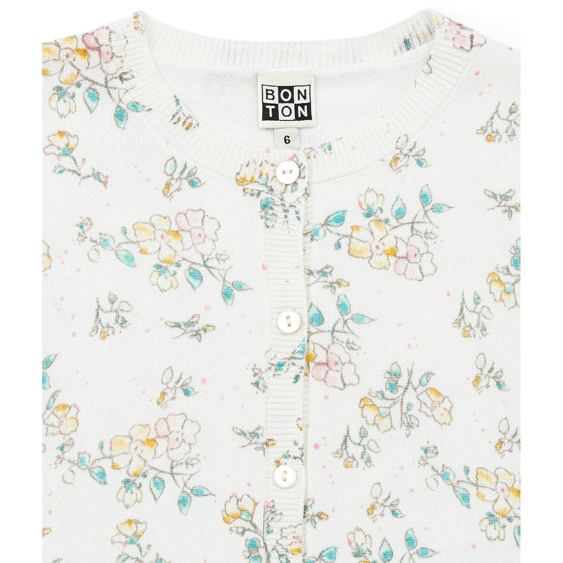 Bonton Odette Floral Cardigan