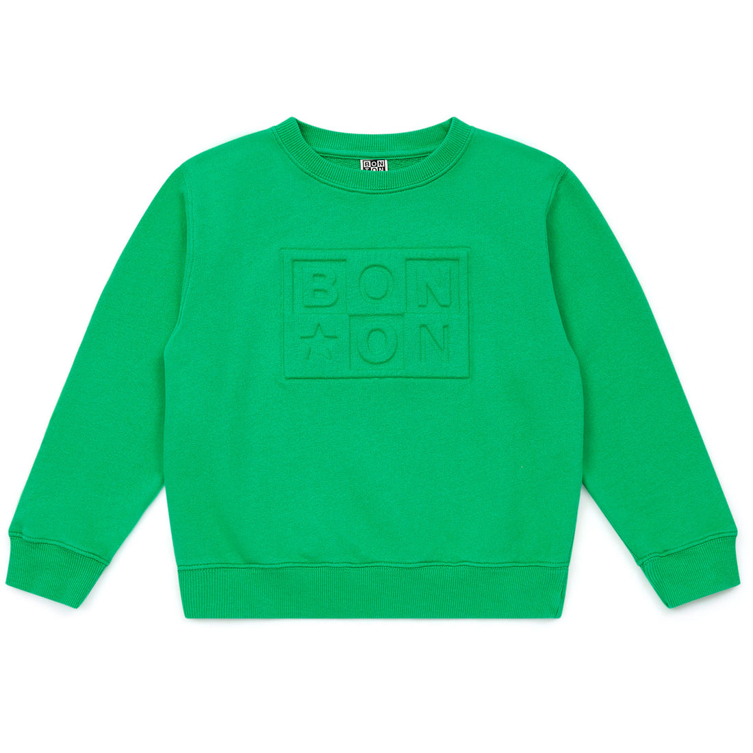 Bonton Neon Green Logo Sweatshirt