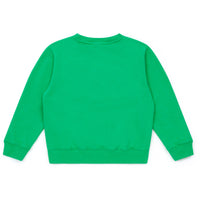 Bonton Neon Green Logo Sweatshirt