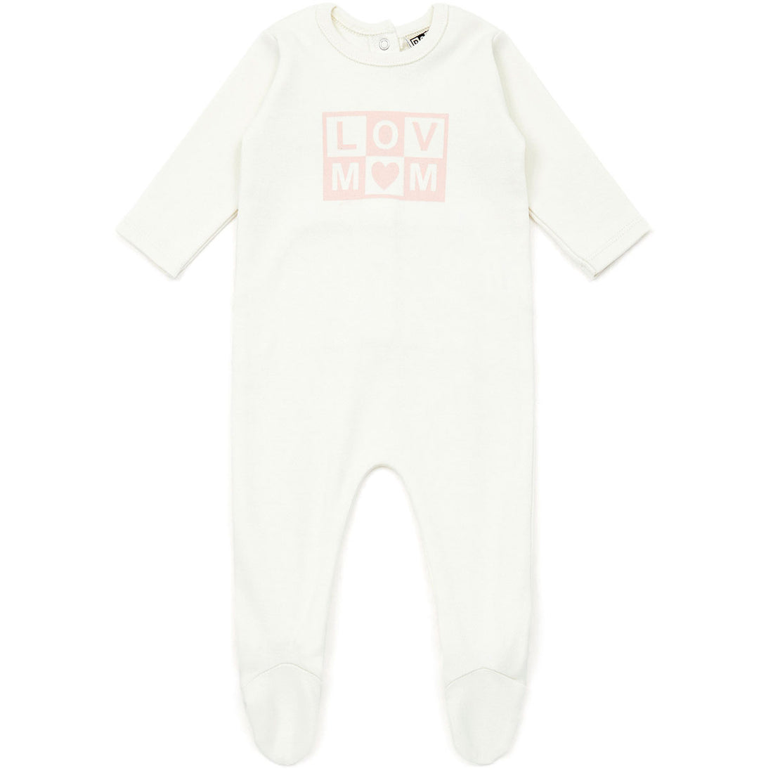 Bonton Shell Pink Love Mum Footie