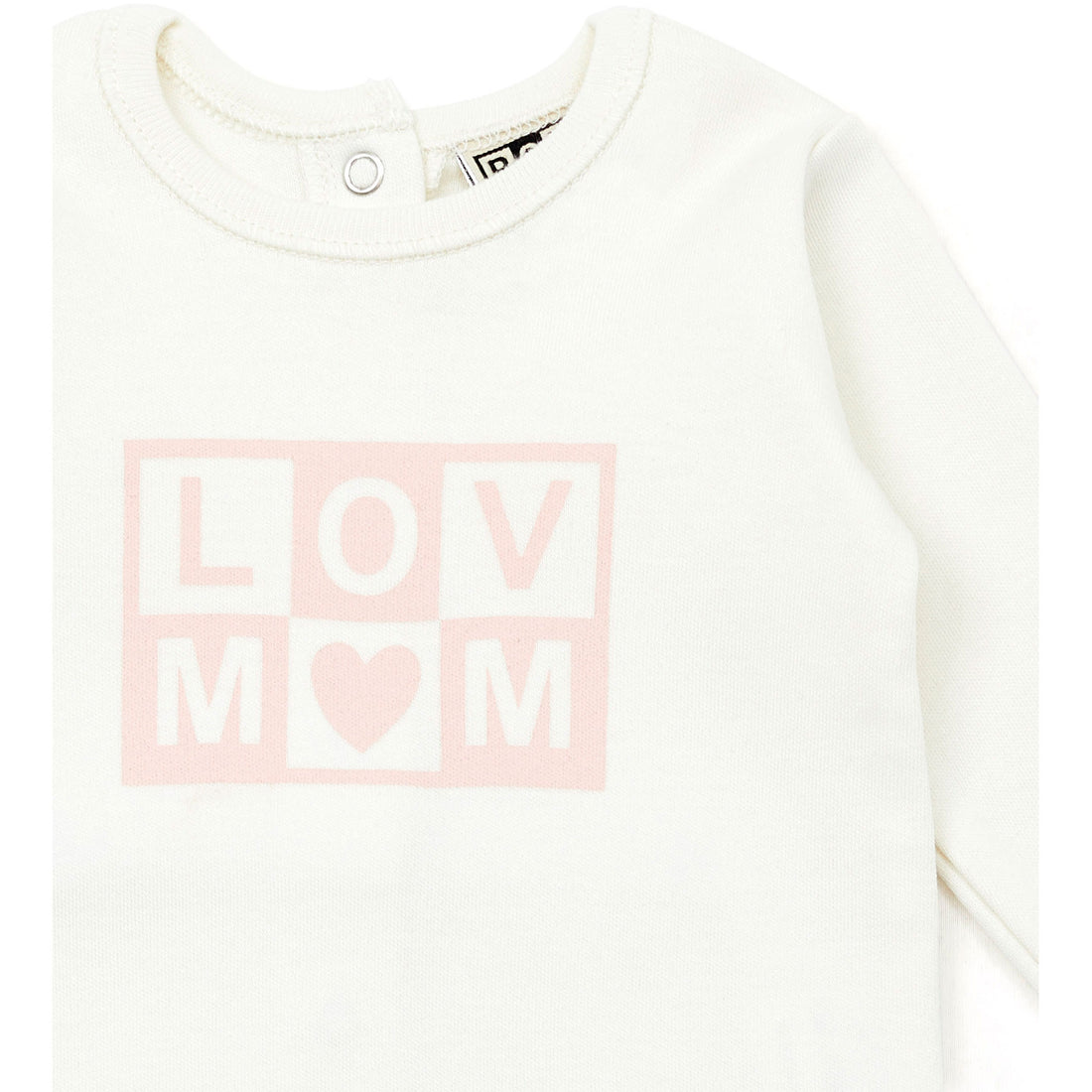 Bonton Shell Pink Love Mum Footie