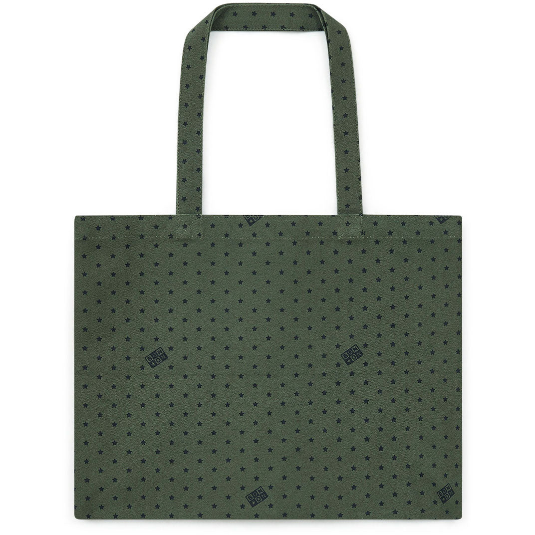 Bonton Green Pinstripe Mini Totoe
