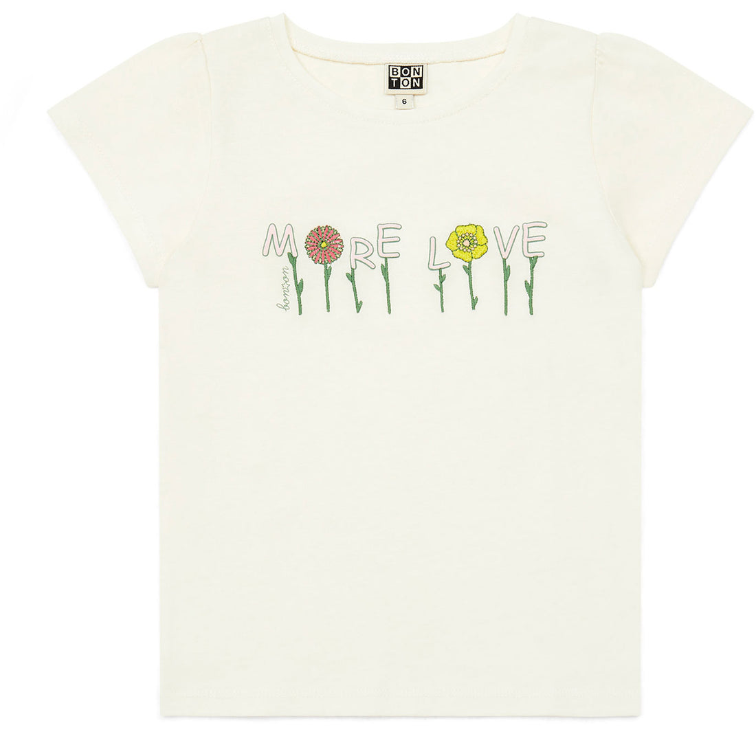 Bonton Cream More Love Tee