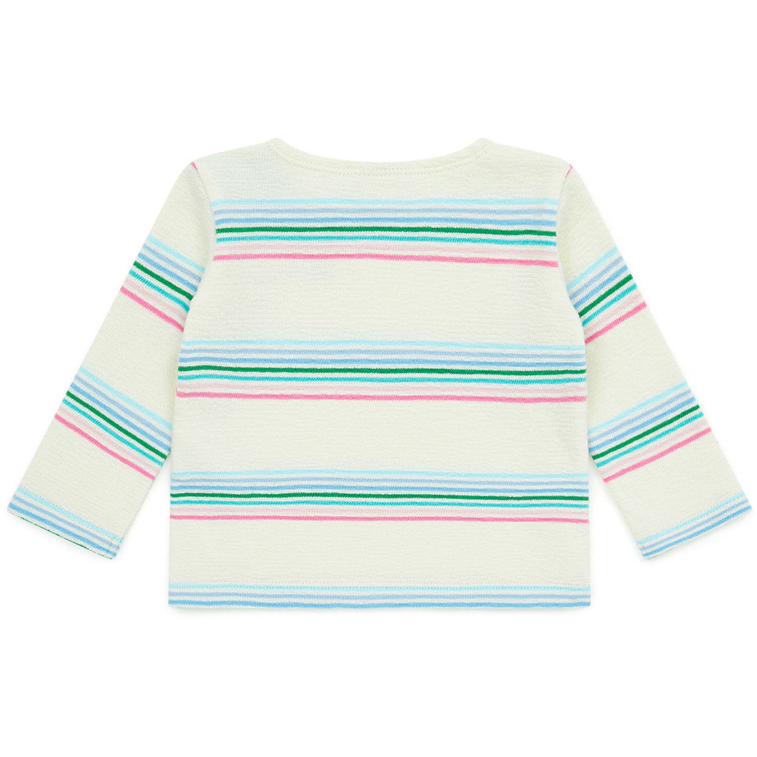 Bonton Rainbow Stripe Baby Girl Tee