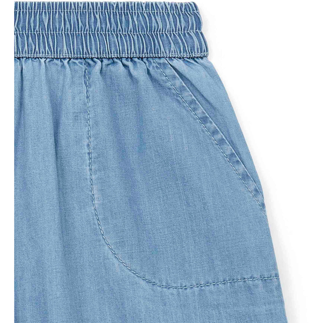 Bonton Light Denim Shorts